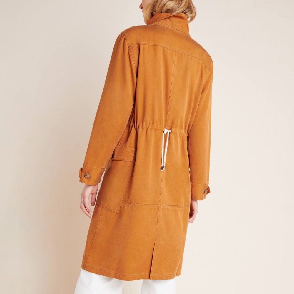 HTF Anthropologie Uma Utility Duster Jacket - Picture 3 of 6